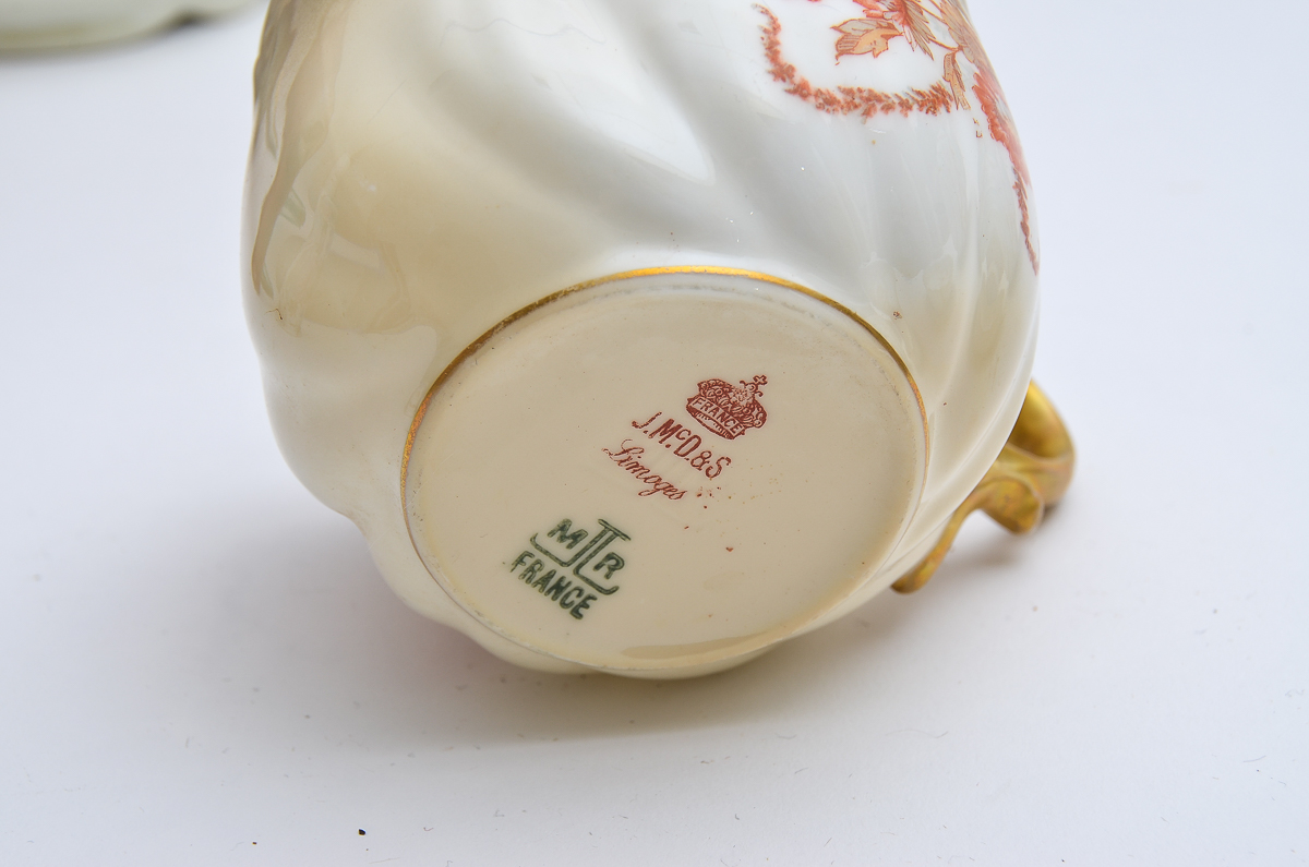 Collection of Hand Painted Tableware Including Haviland