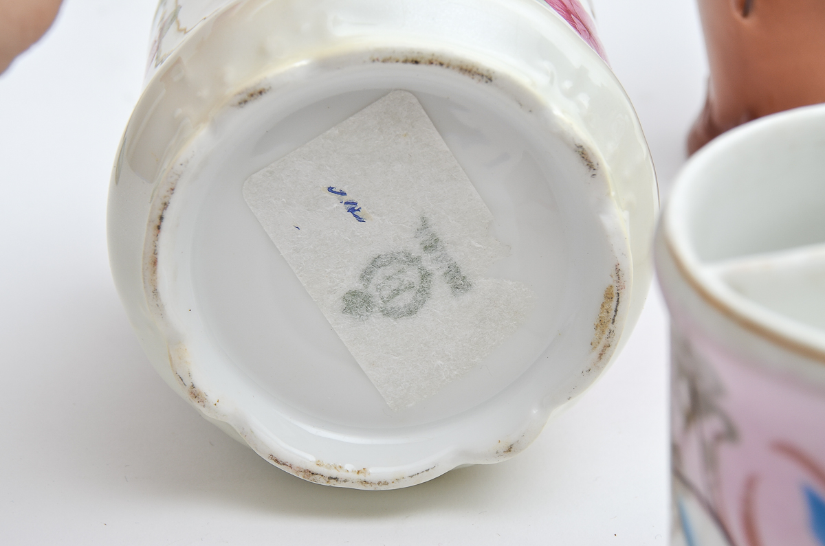 Collection of Hand Painted Tableware Including Haviland