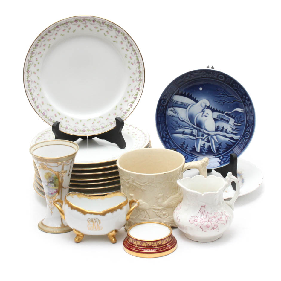Porcelain Tableware Featuring Haviland
