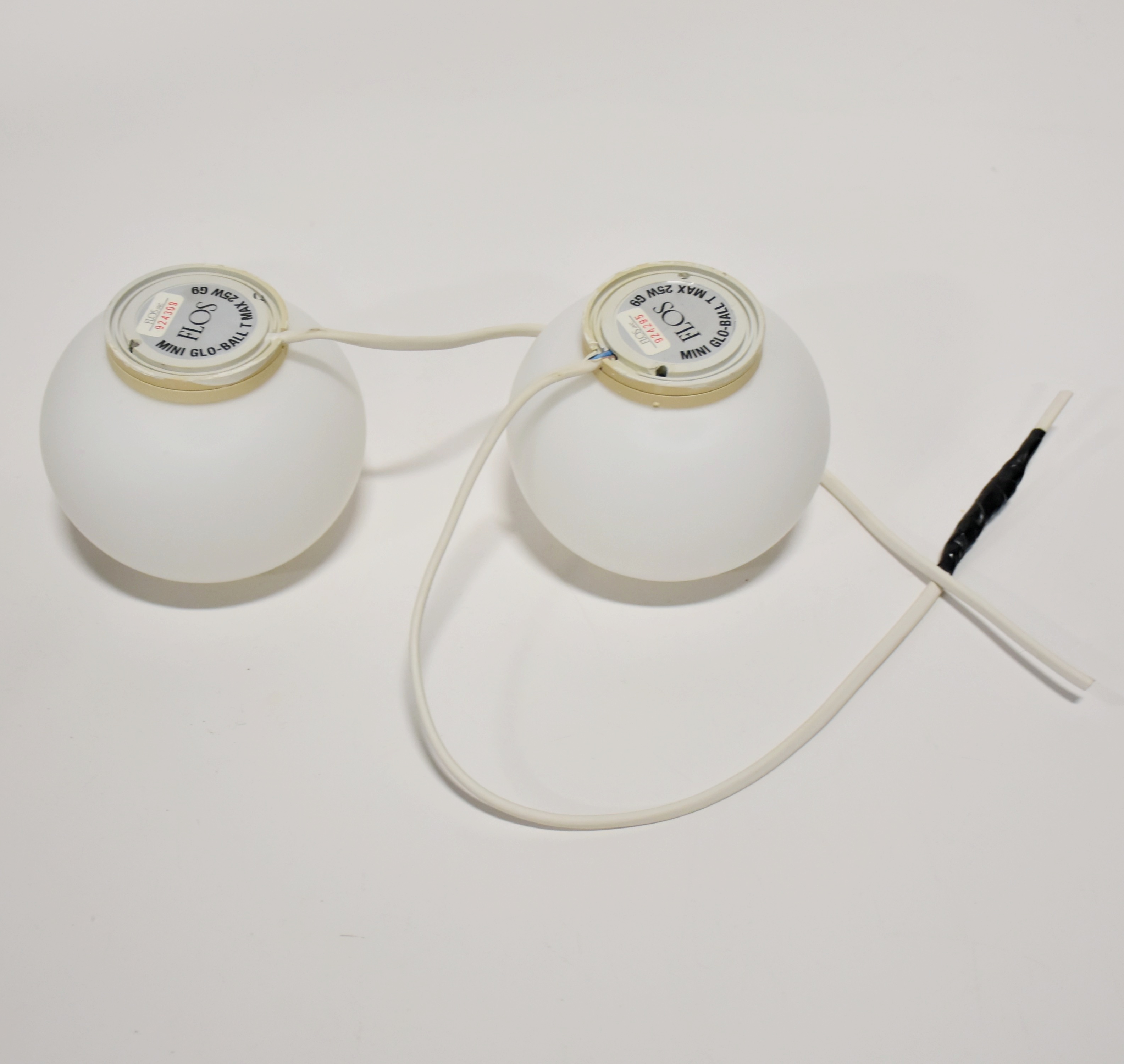 Pair of "Mini Glo-Ball T" Modern Table Lamps by Flos Inc.