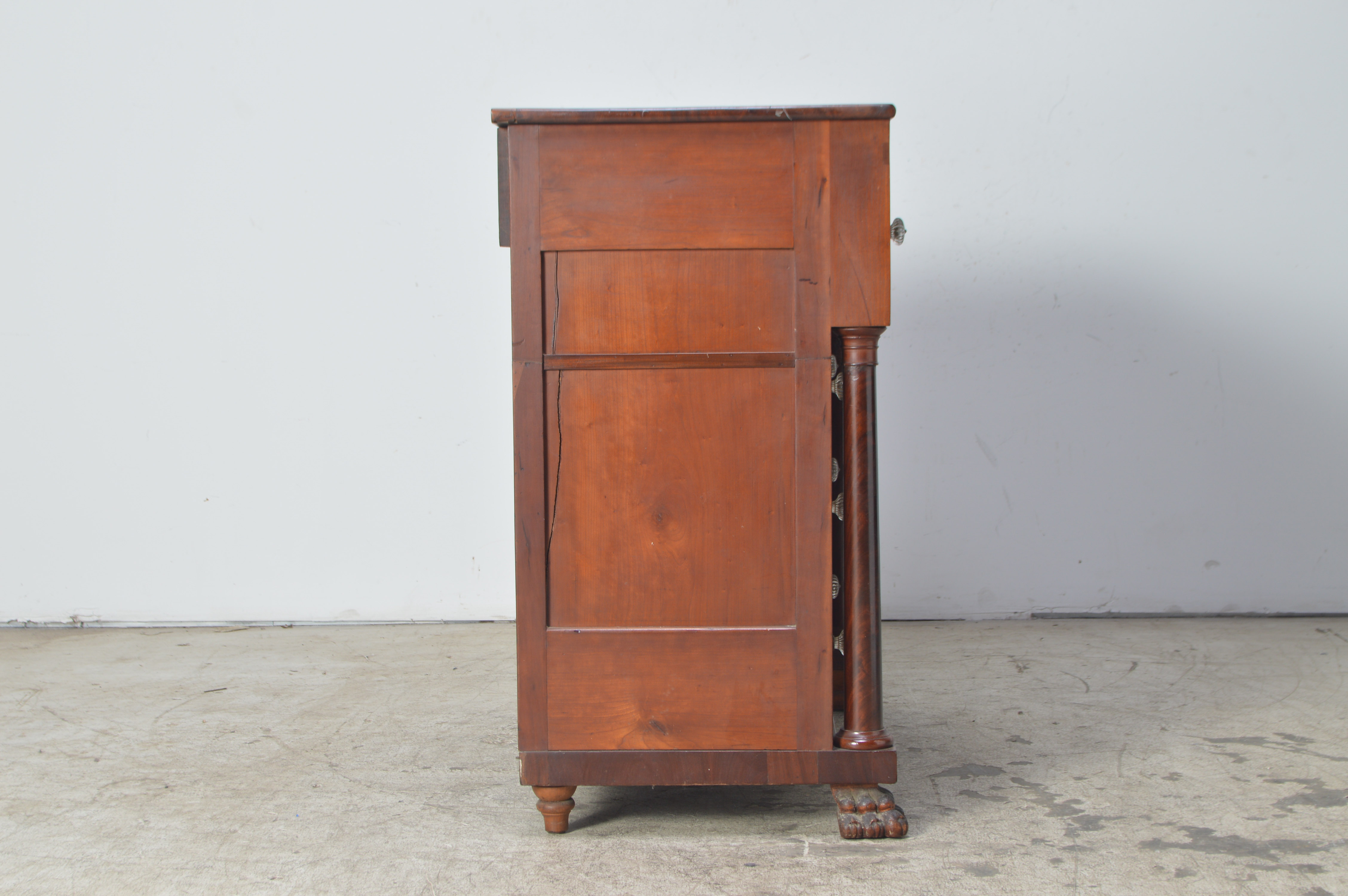 Antique Empire Style Mahogany Chest of Drawers