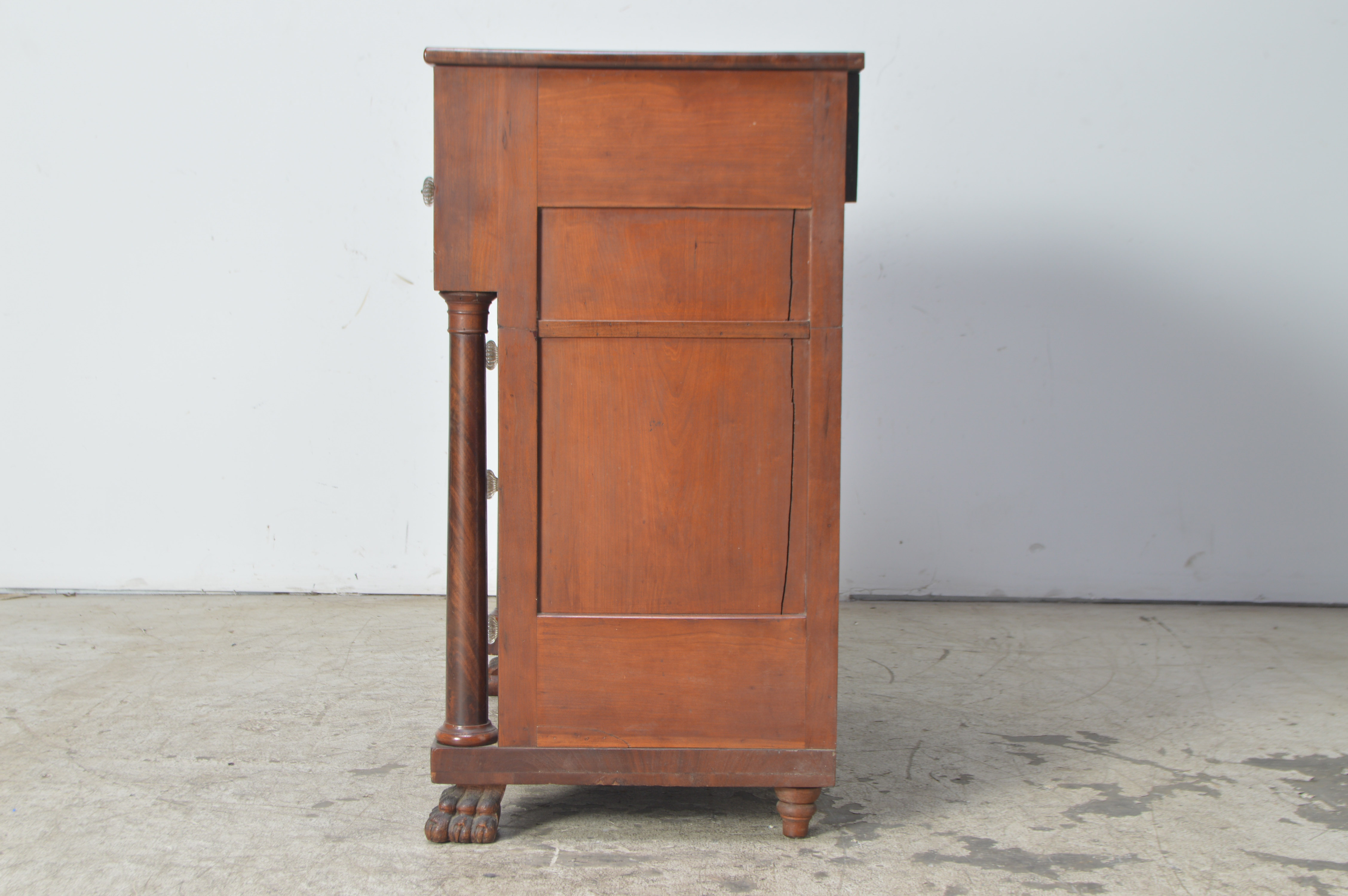 Antique Empire Style Mahogany Chest of Drawers