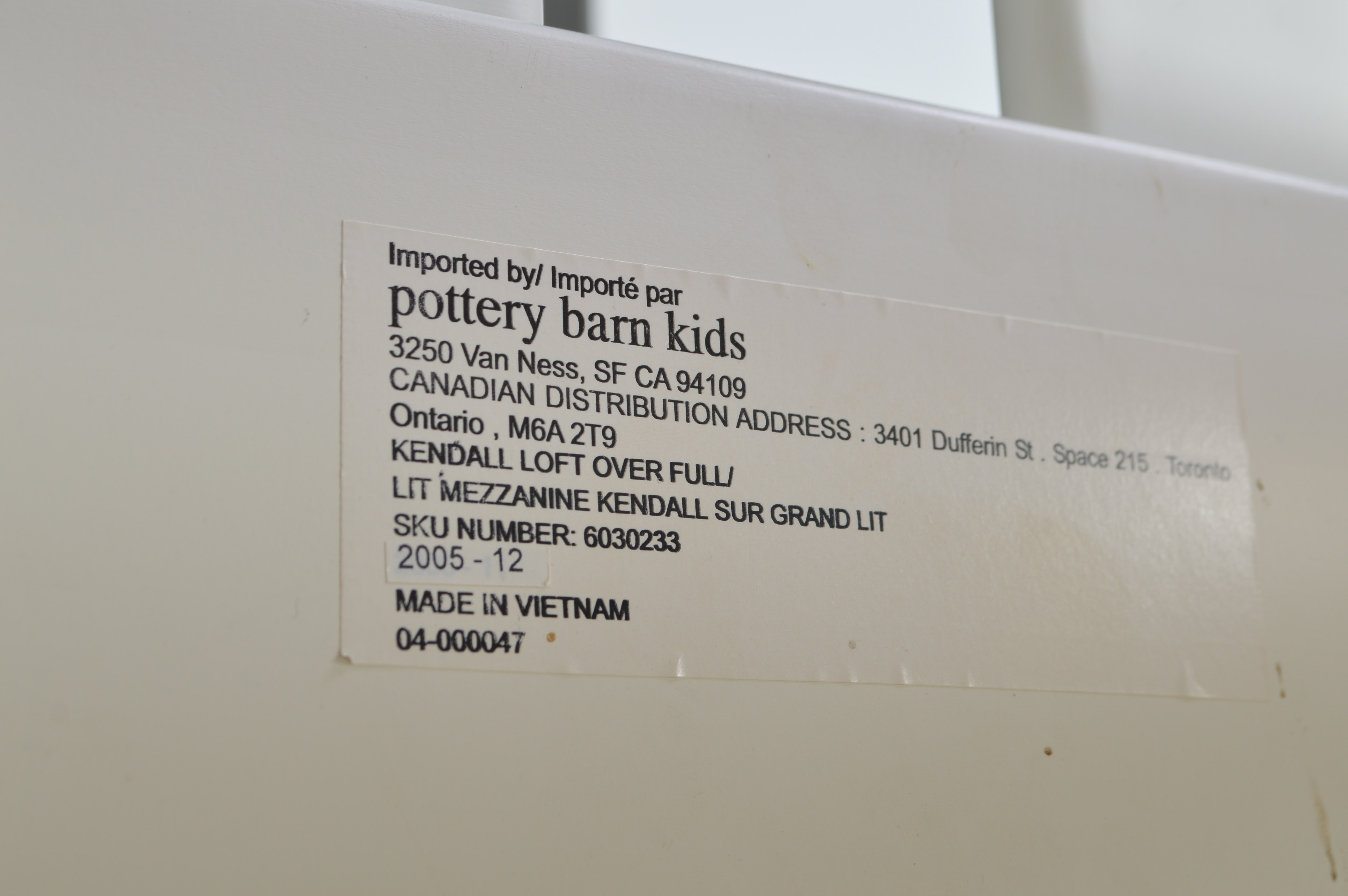 Twin Over Full Bunk Bed by Pottery Barn Kids