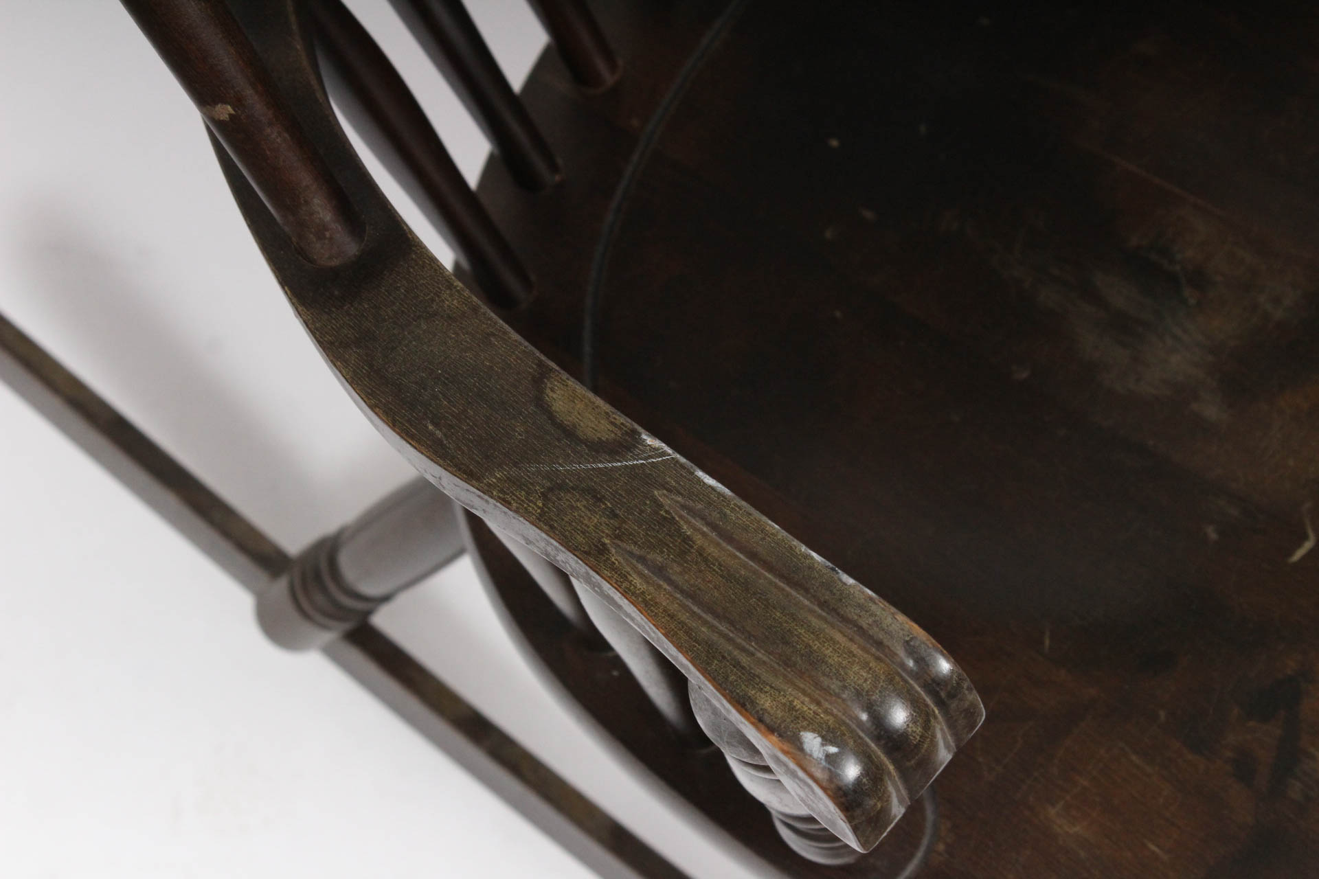 Vintage Spindle Back Rocking Chair