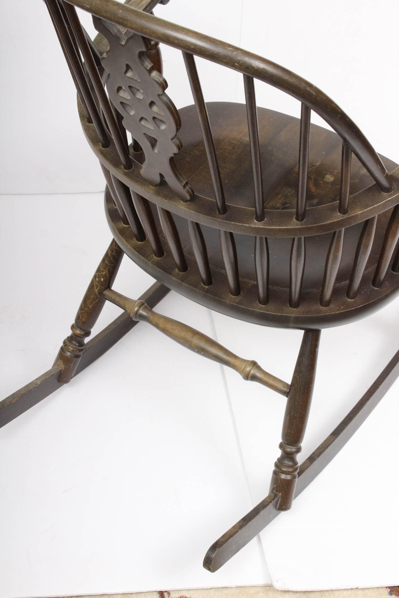 Vintage Spindle Back Rocking Chair