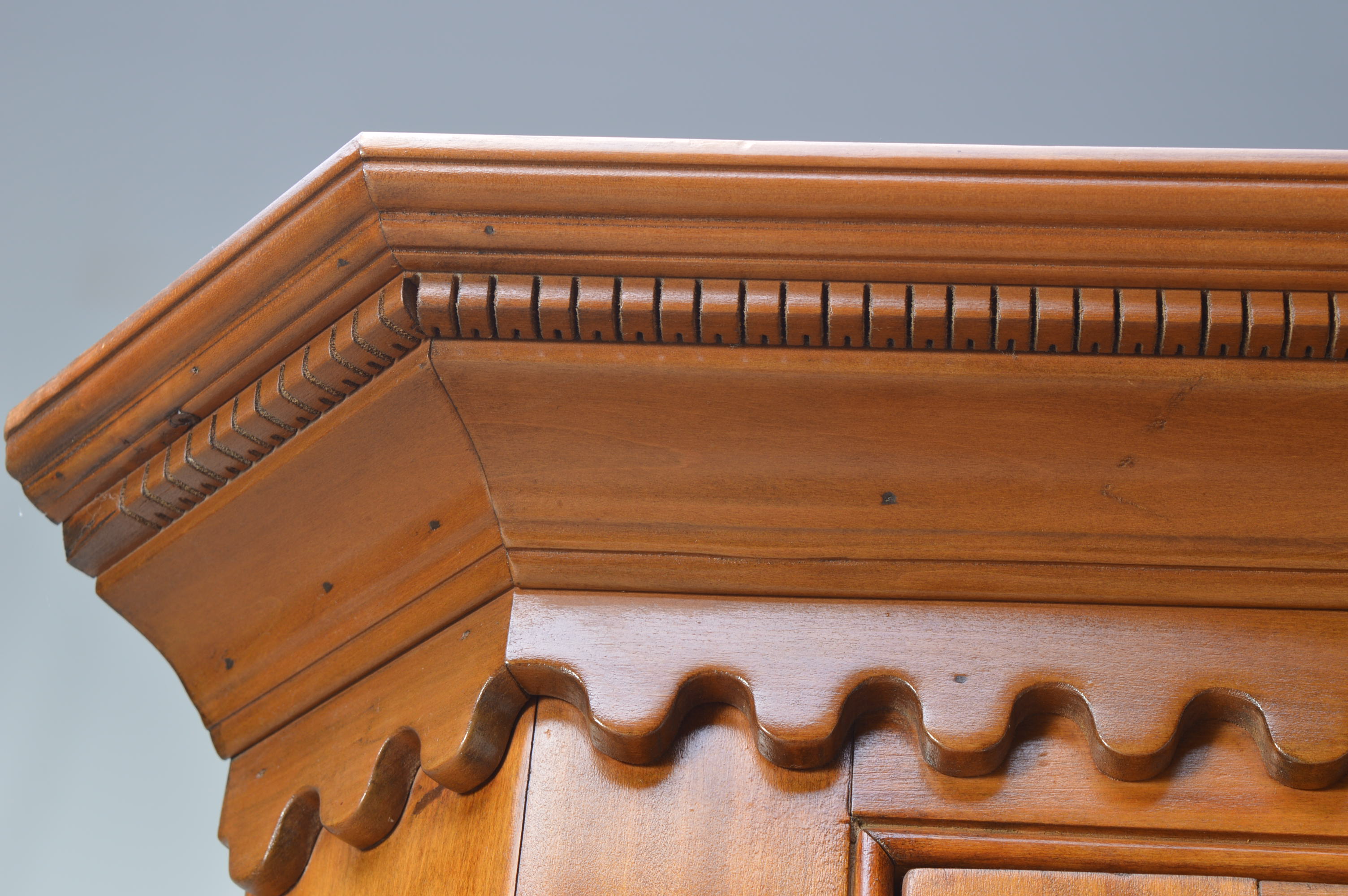 Antique Pine Corner Cabinet