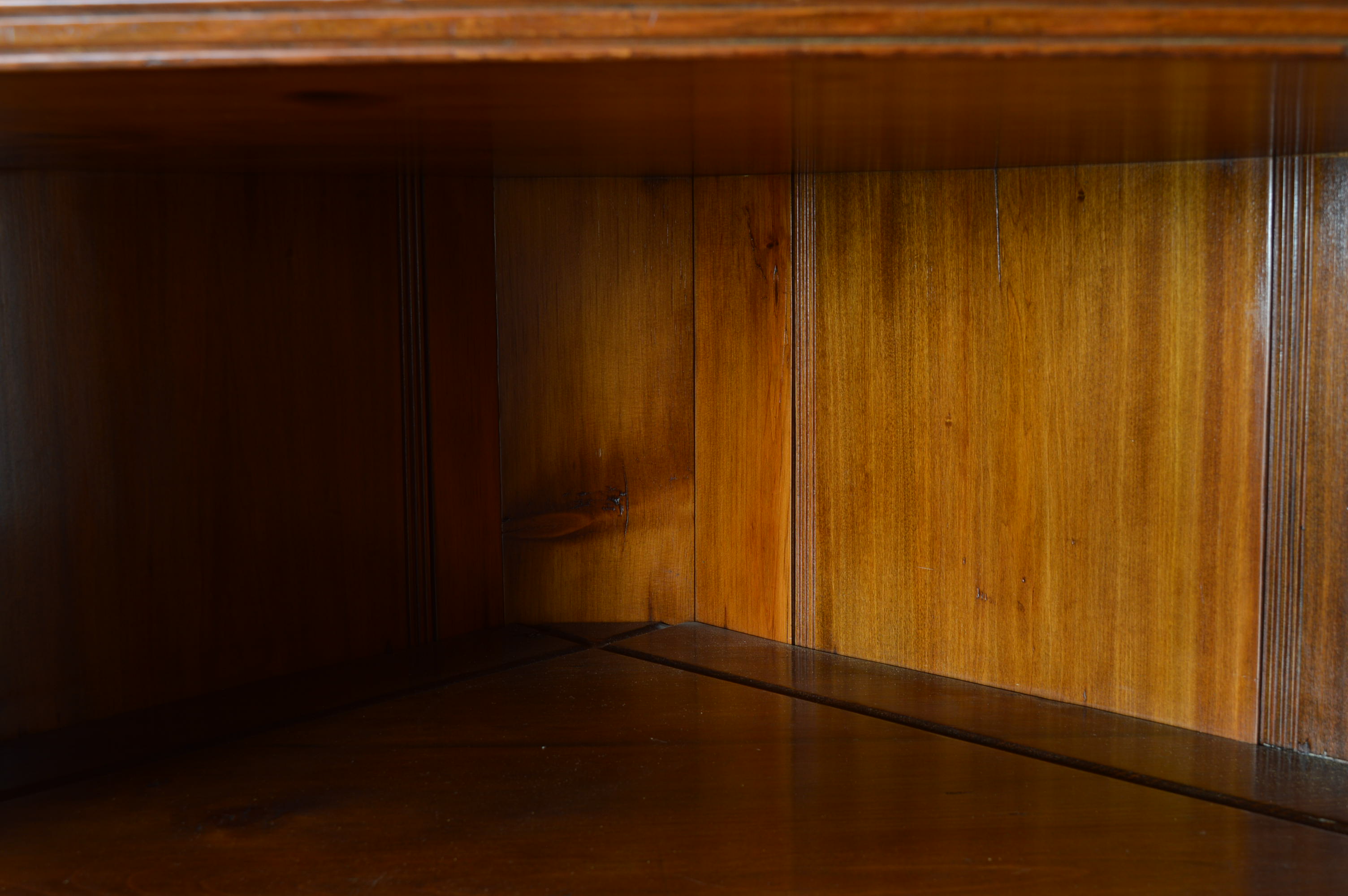 Antique Pine Corner Cabinet