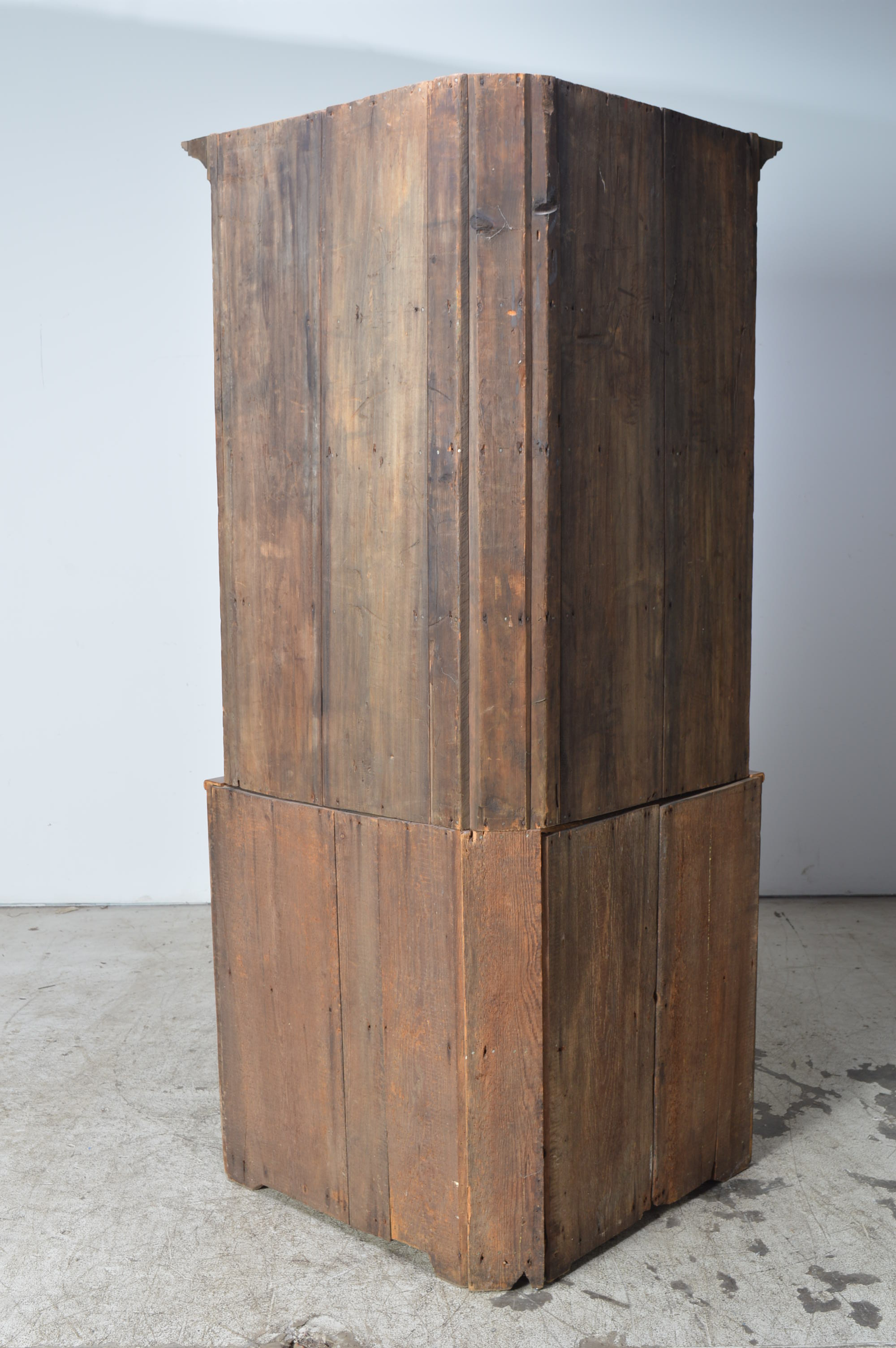 Antique Pine Corner Cabinet