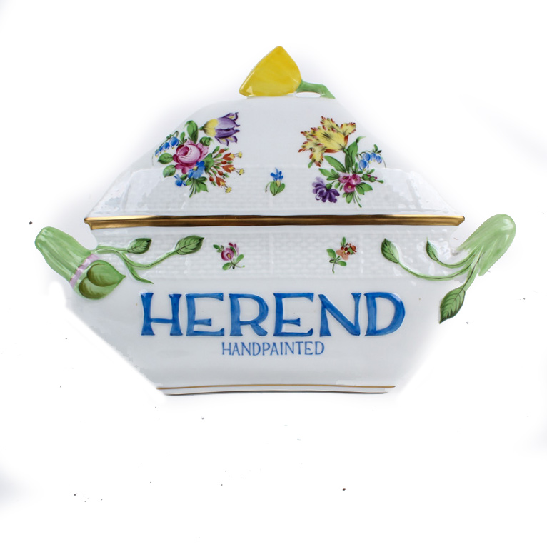 Herend Hand Painted Ceramic Plaque