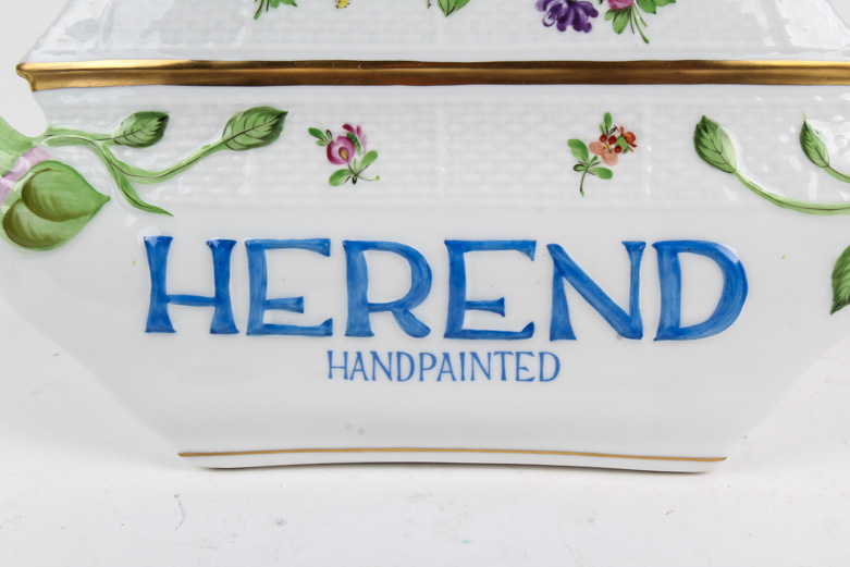 Herend Hand Painted Ceramic Plaque