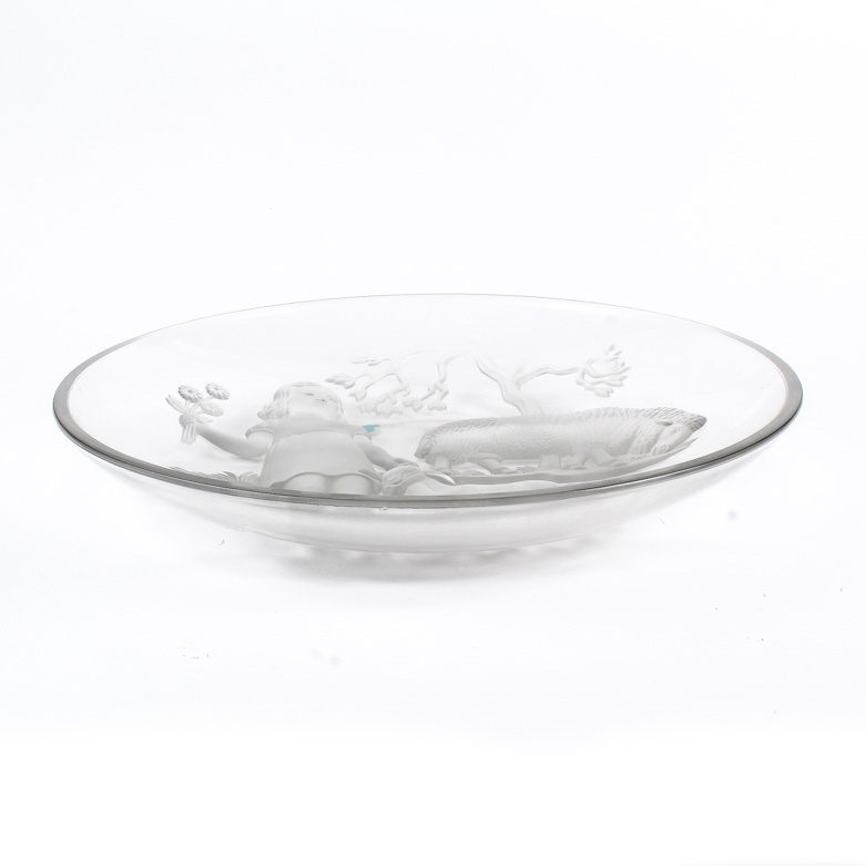 Vintage Verlys Glass Bowl