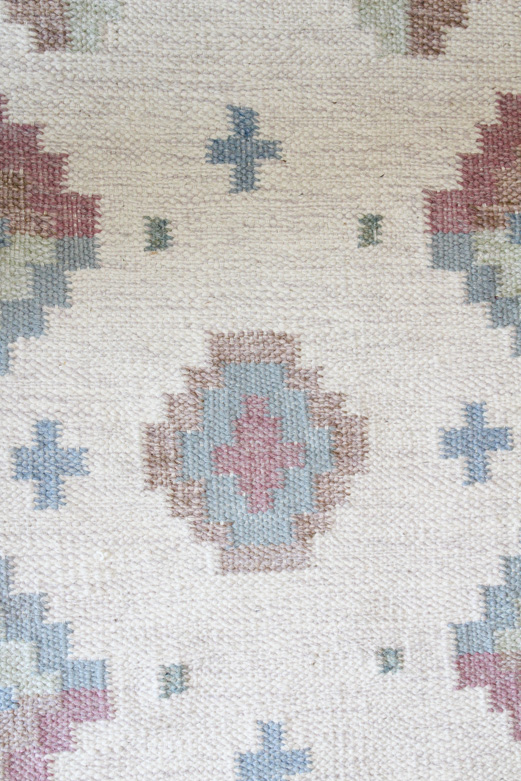 Handwoven Geometric Soumak Runner