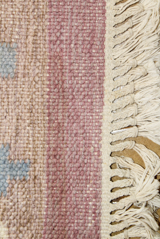 Handwoven Geometric Soumak Runner