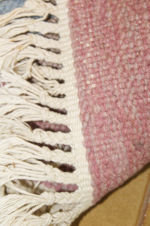 Handwoven Geometric Soumak Runner