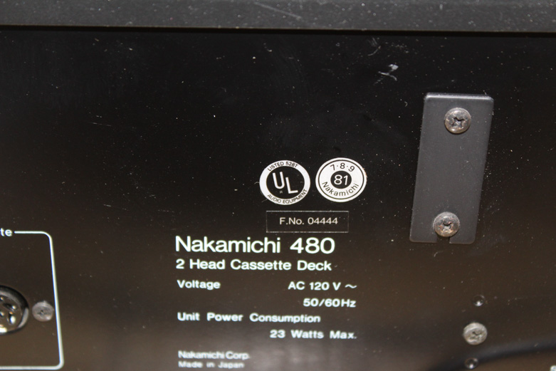 Vintage Nakamichi 480 Cassette Deck