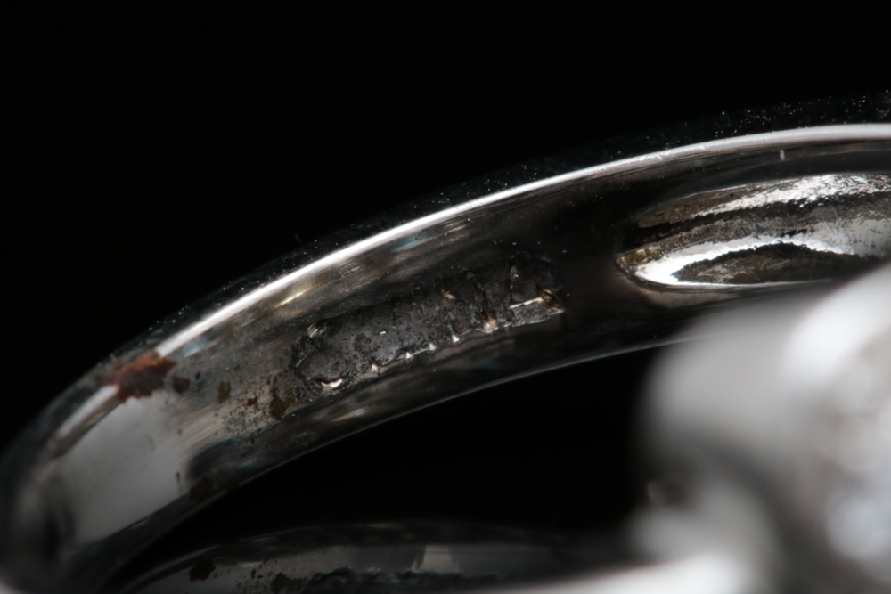 Sterling Silver, White, Yellow and Blue Zircon Ring