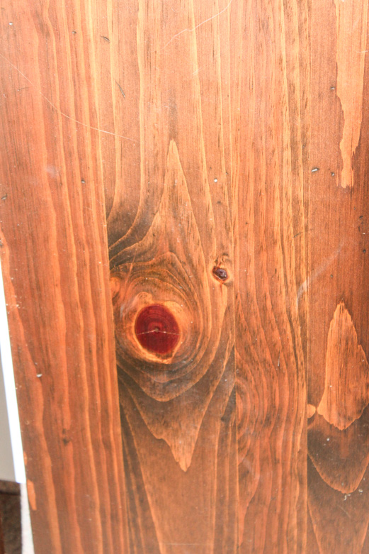 "Old Tavern" Dark Stained Pine Round Kitchen Table by Ethan Allan