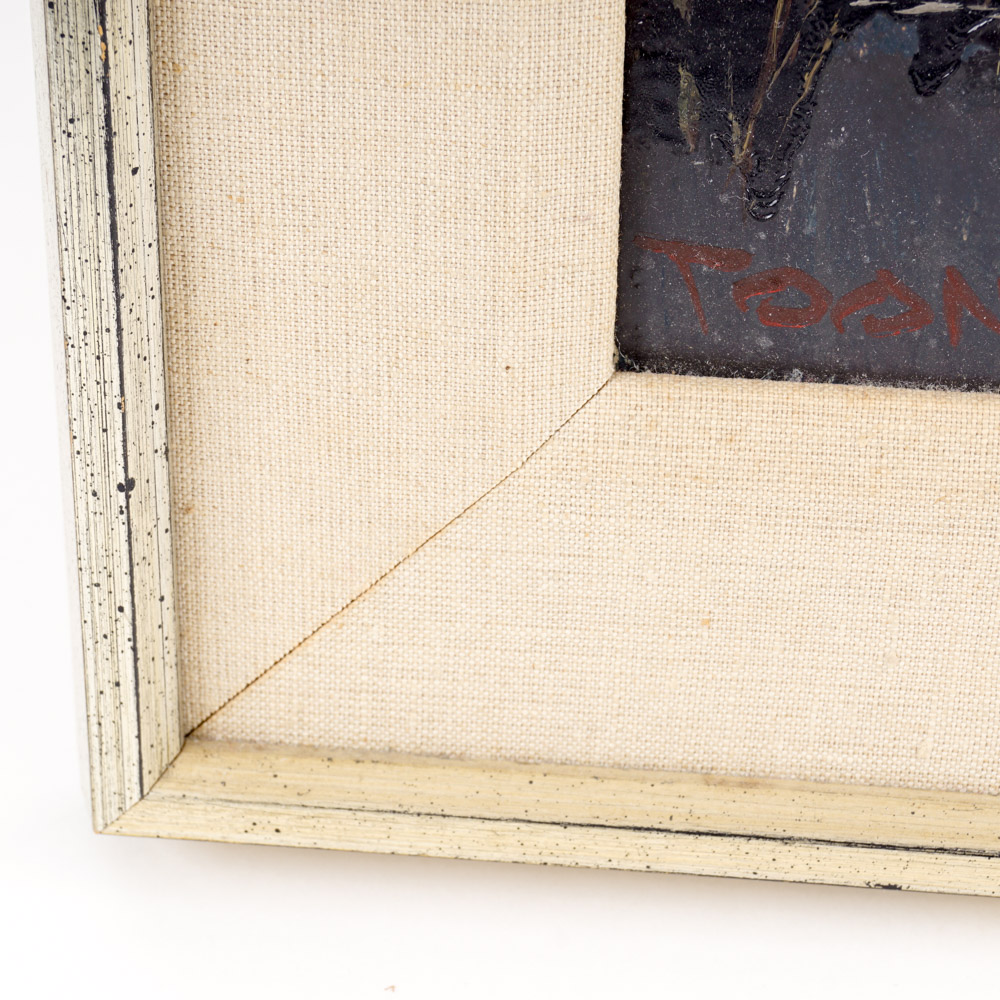 Toon Koster Oil Painting of a River Bank