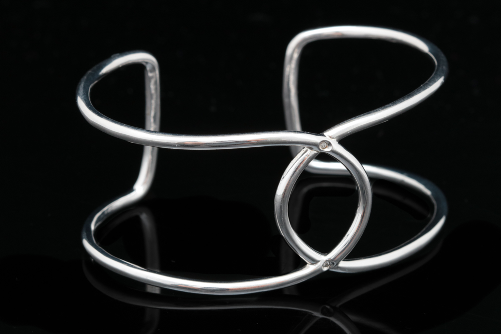 Robert Manse Sterling Silver and Diamond Cuff Bracelet