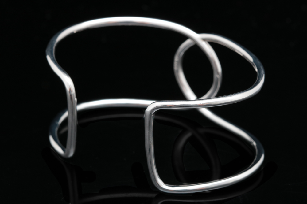 Robert Manse Sterling Silver and Diamond Cuff Bracelet