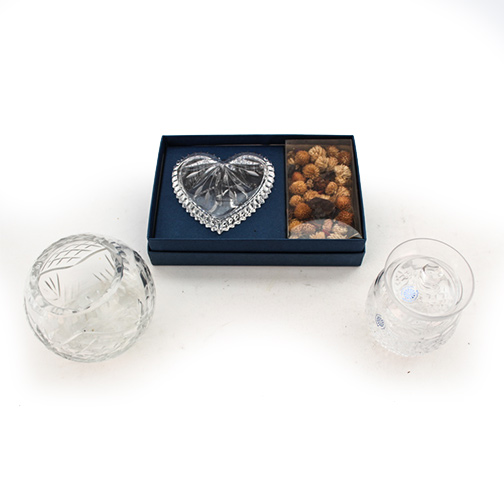 Collection of Wedgwood Crystal Pieces