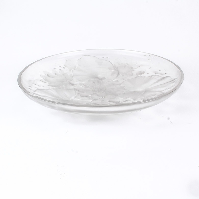 French Verlys Art Deco Glass Bowl