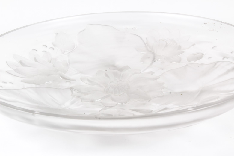 French Verlys Art Deco Glass Bowl