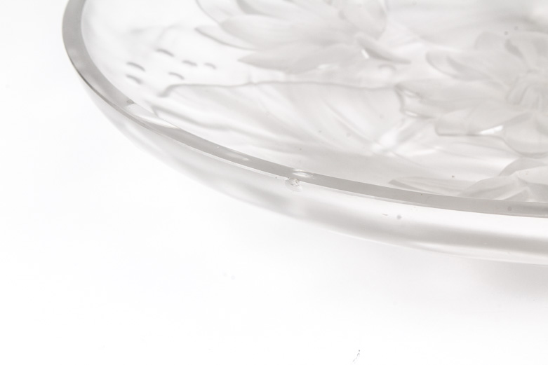 French Verlys Art Deco Glass Bowl