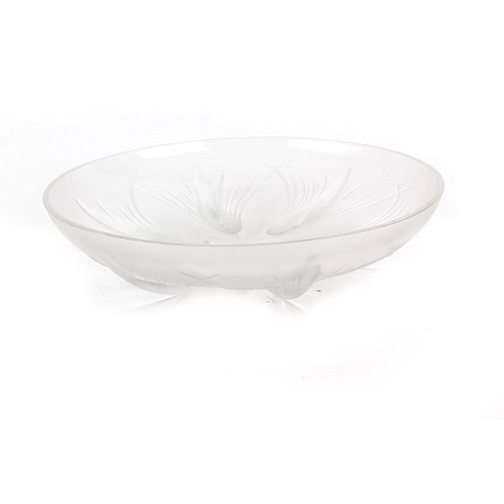 Mid-Century Verlys of America "Tassels" Frosted Glass Bowl