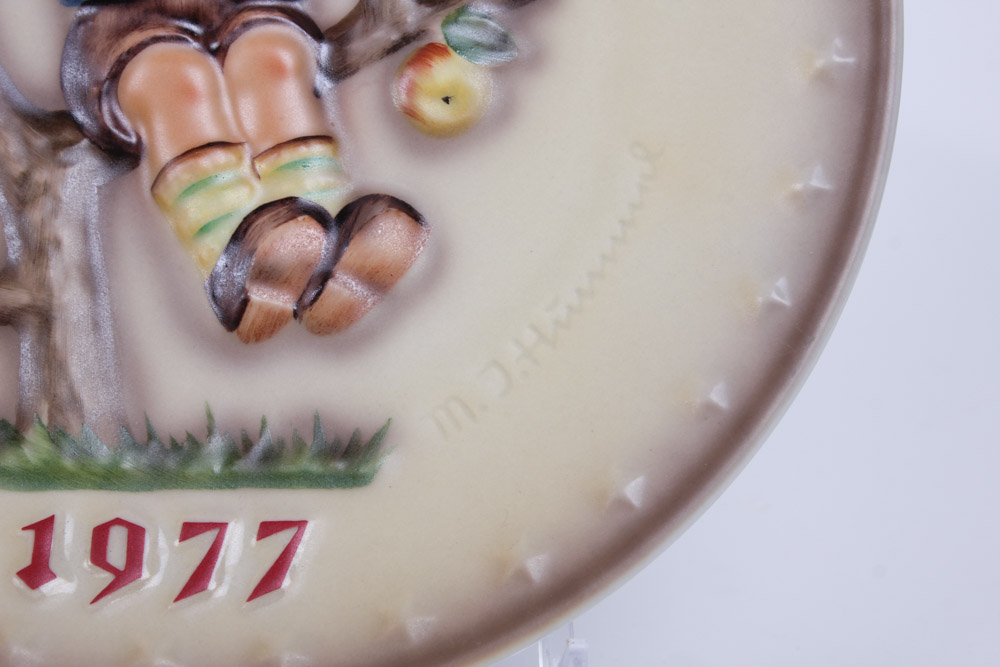 Collection of Four Annual Hummel Plates