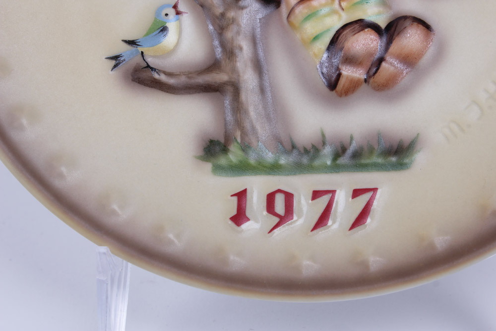 Collection of Four Annual Hummel Plates