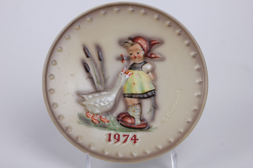 Collection of Four Annual Hummel Plates