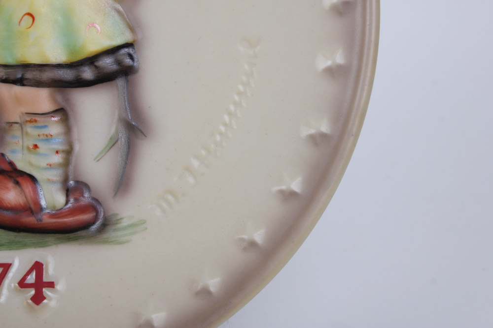 Collection of Four Annual Hummel Plates