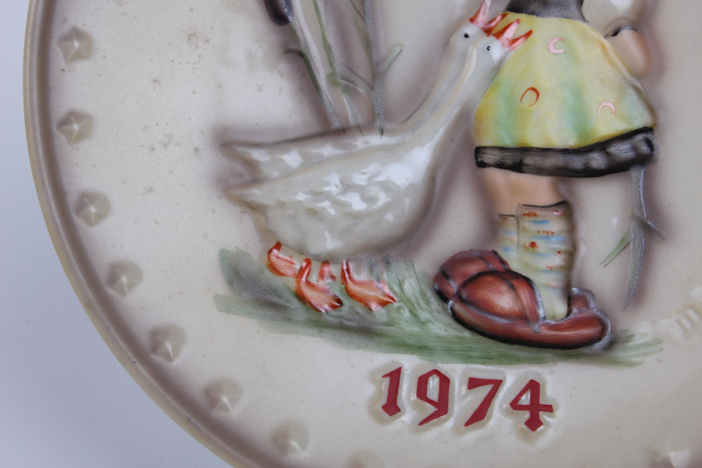 Collection of Four Annual Hummel Plates