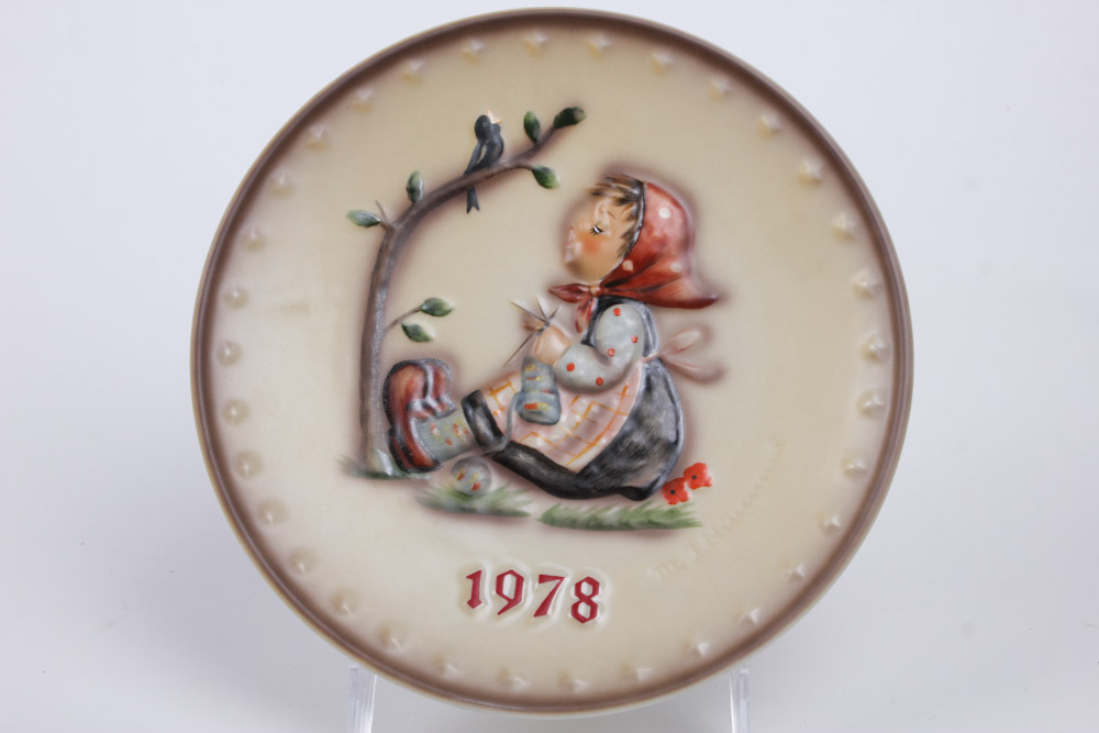 Collection of Four Annual Hummel Plates