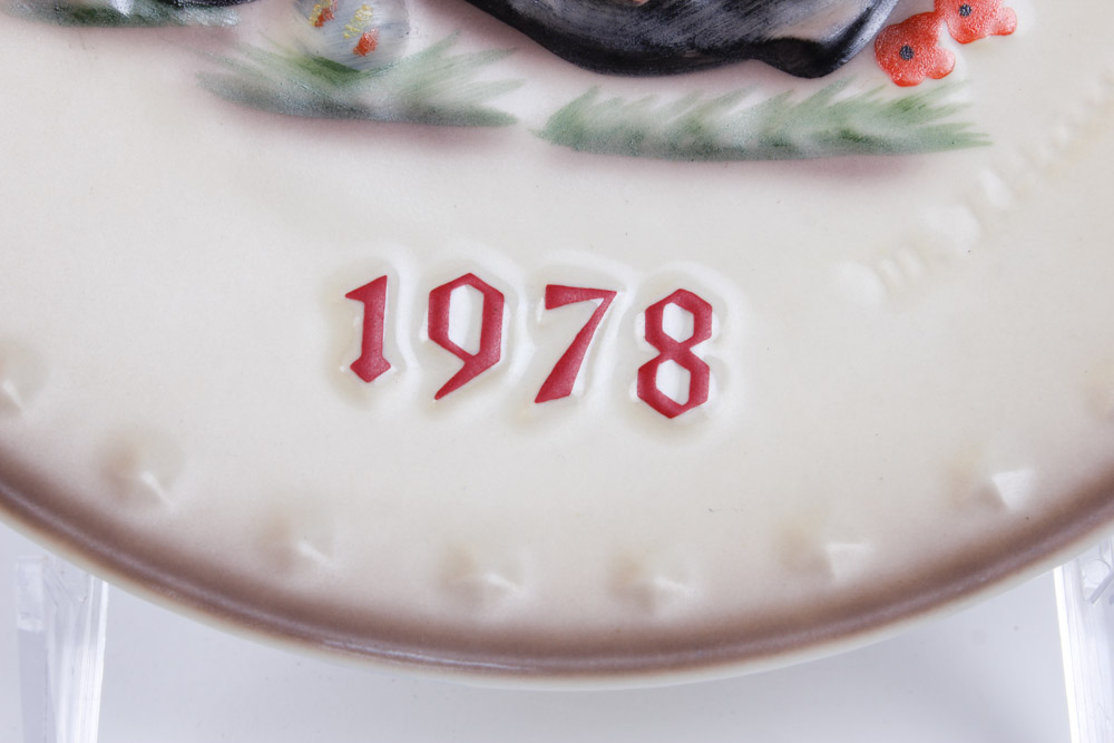 Collection of Four Annual Hummel Plates