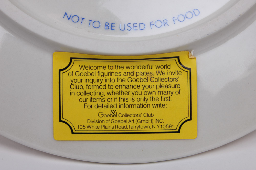 Collection of Four Annual Hummel Plates