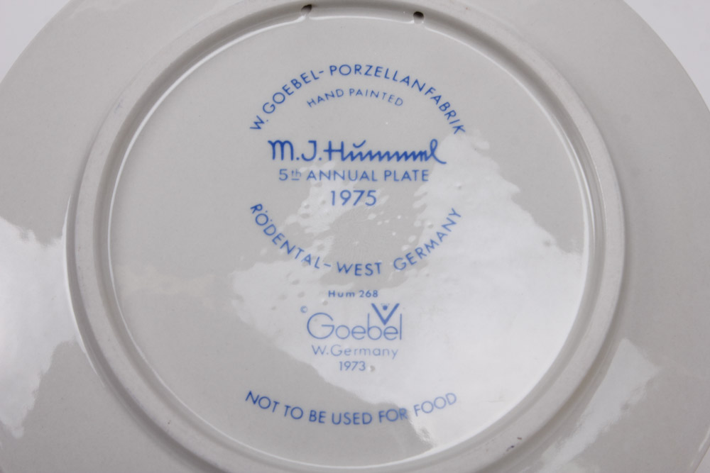 Collection of Four Annual Hummel Plates