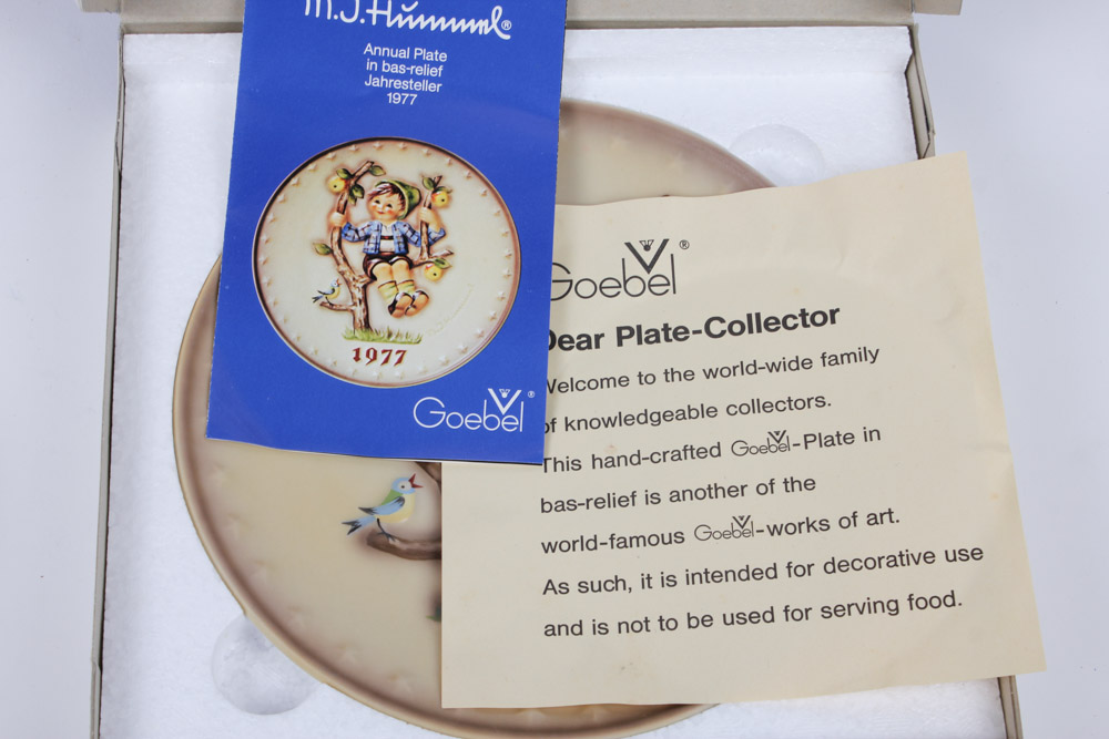 Collection of Four Annual Hummel Plates