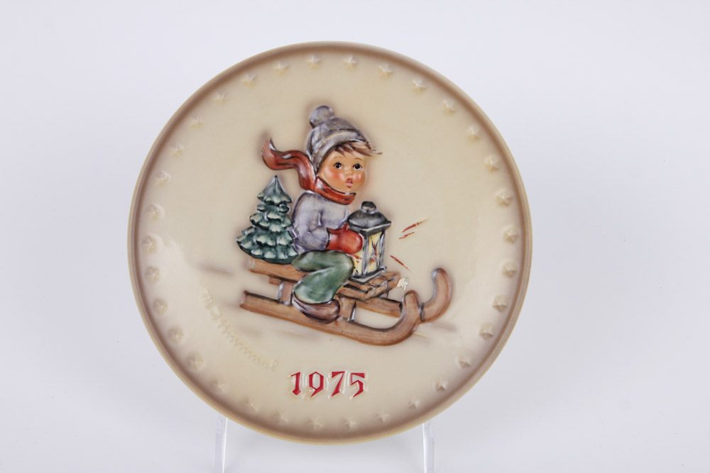 Four Vintage Annual Hummel Plates