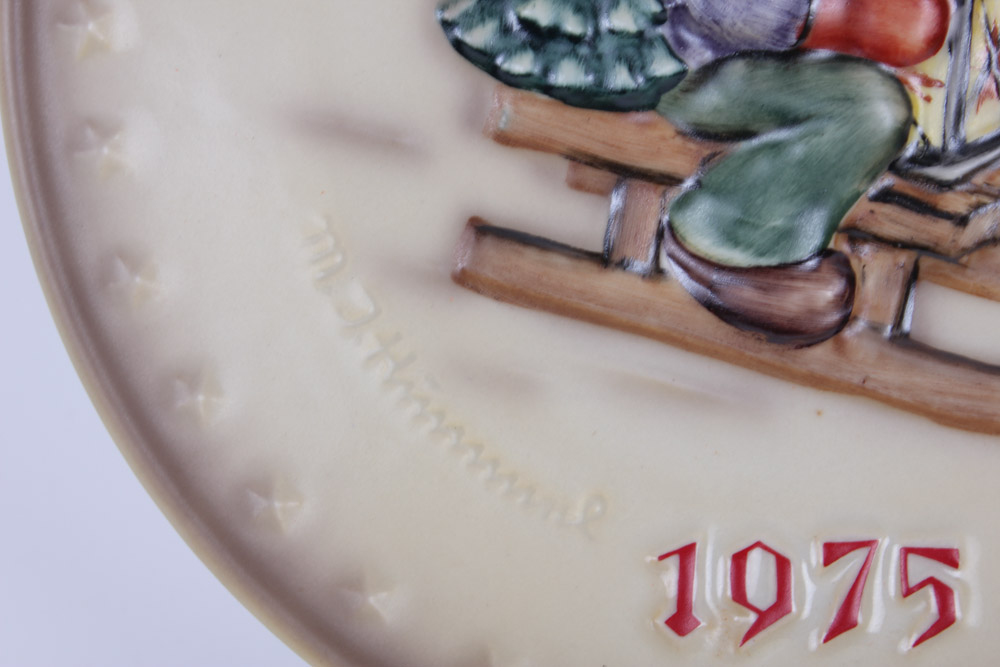 Four Vintage Annual Hummel Plates