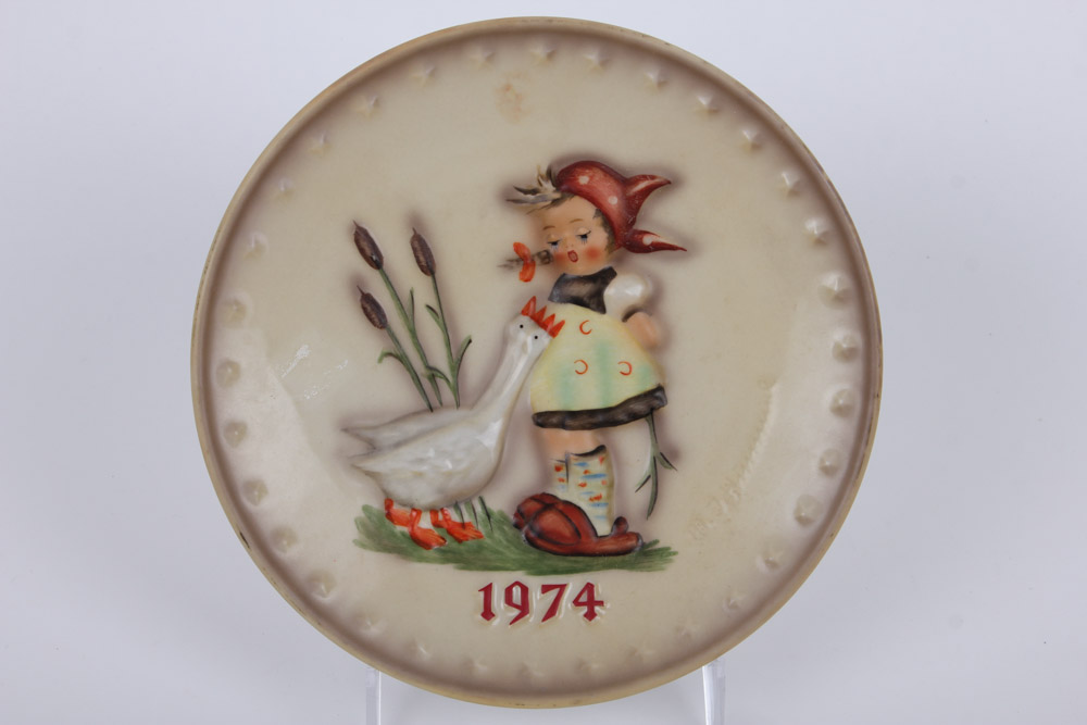 Four Vintage Annual Hummel Plates