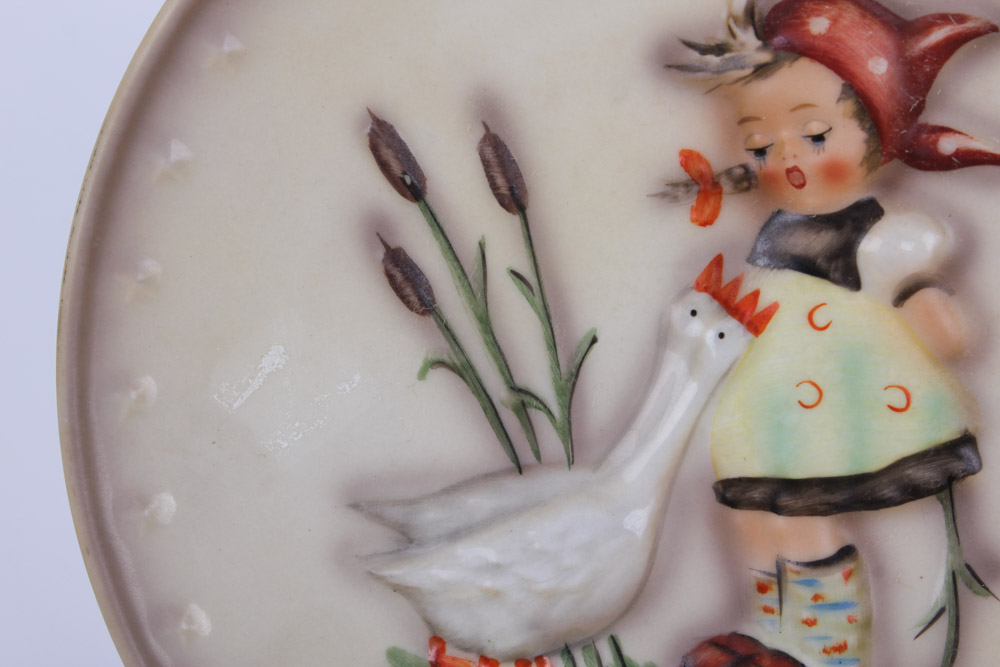 Four Vintage Annual Hummel Plates