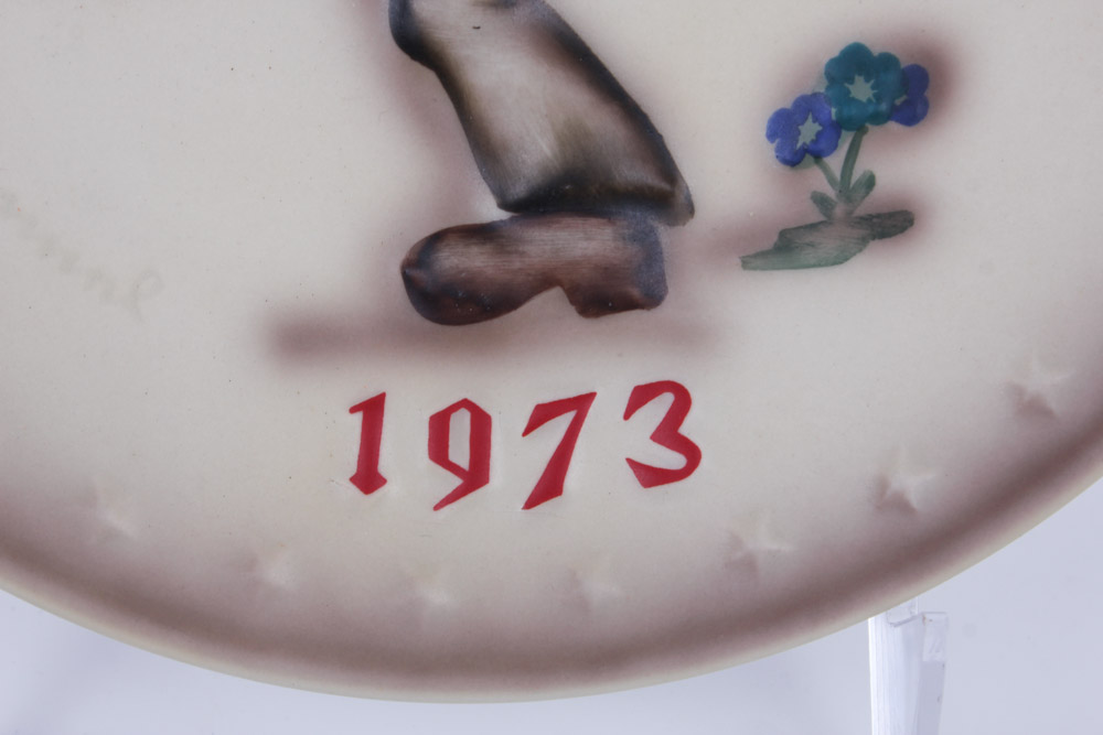 Four Vintage Annual Hummel Plates