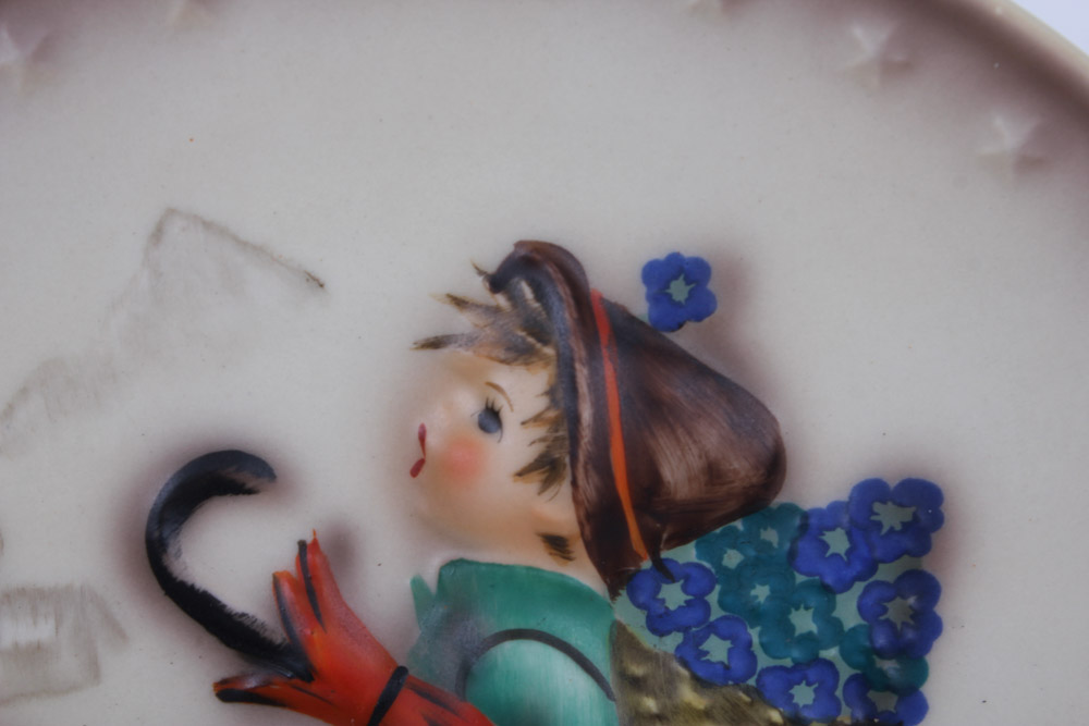 Four Vintage Annual Hummel Plates