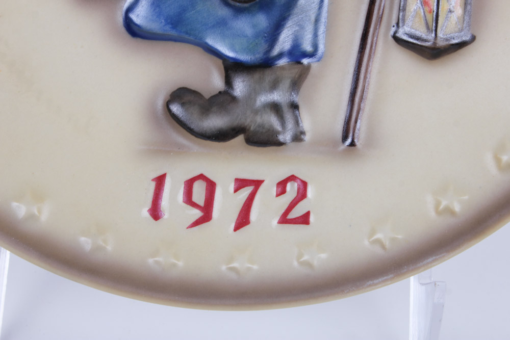 Four Vintage Annual Hummel Plates