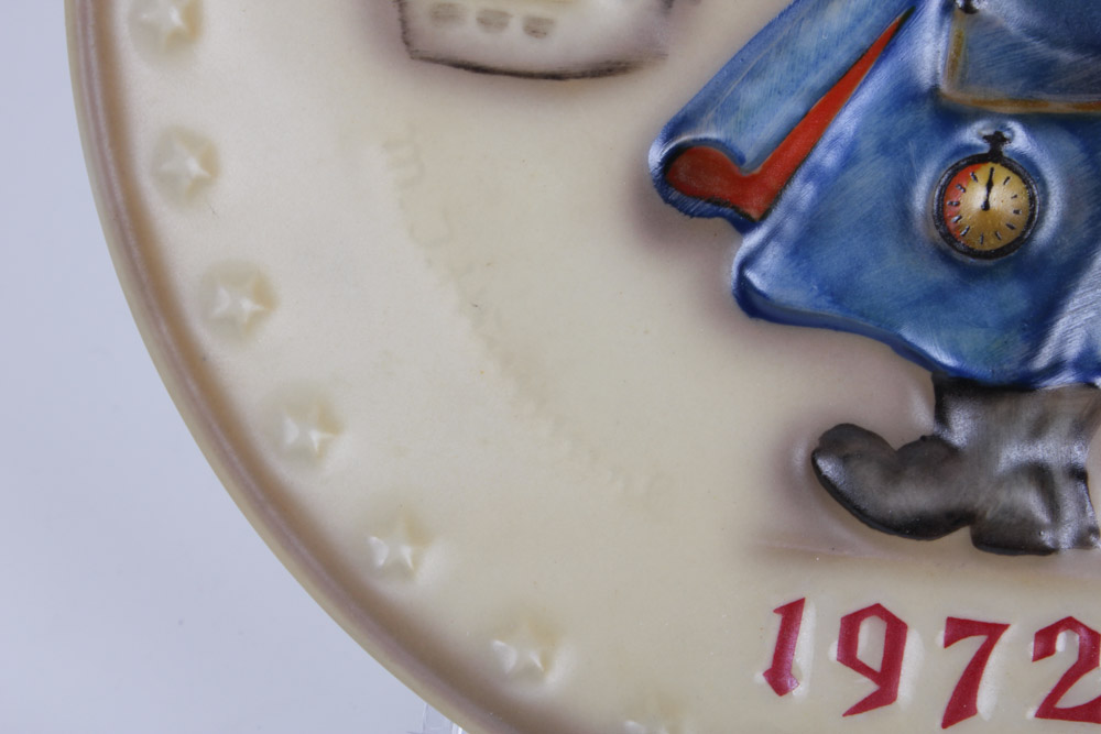 Four Vintage Annual Hummel Plates