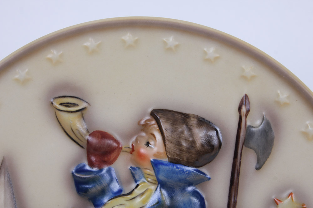 Four Vintage Annual Hummel Plates