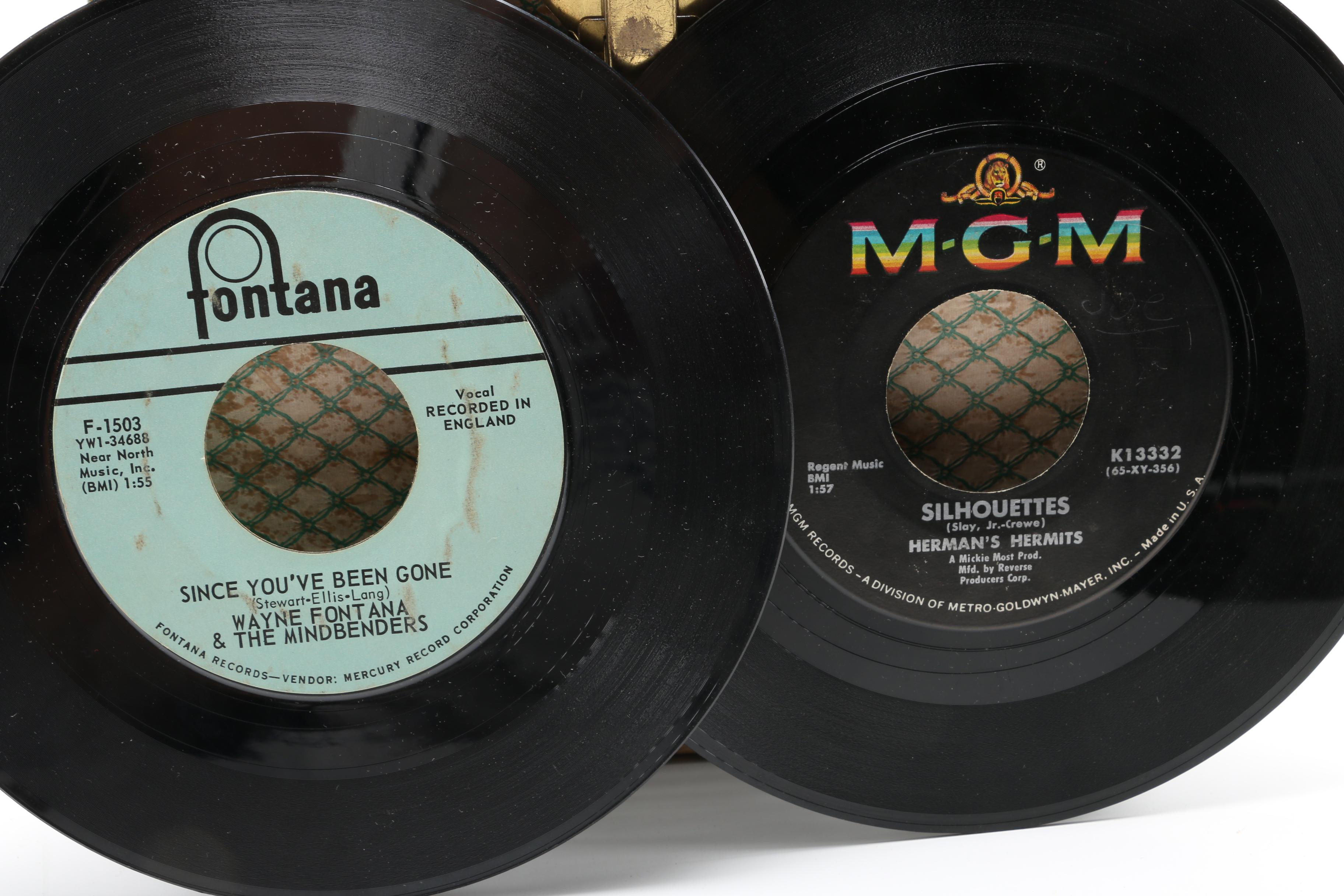 Bob Dylan, Byrds, Other Rock/Pop 45 rpm Singles and Vintage Case