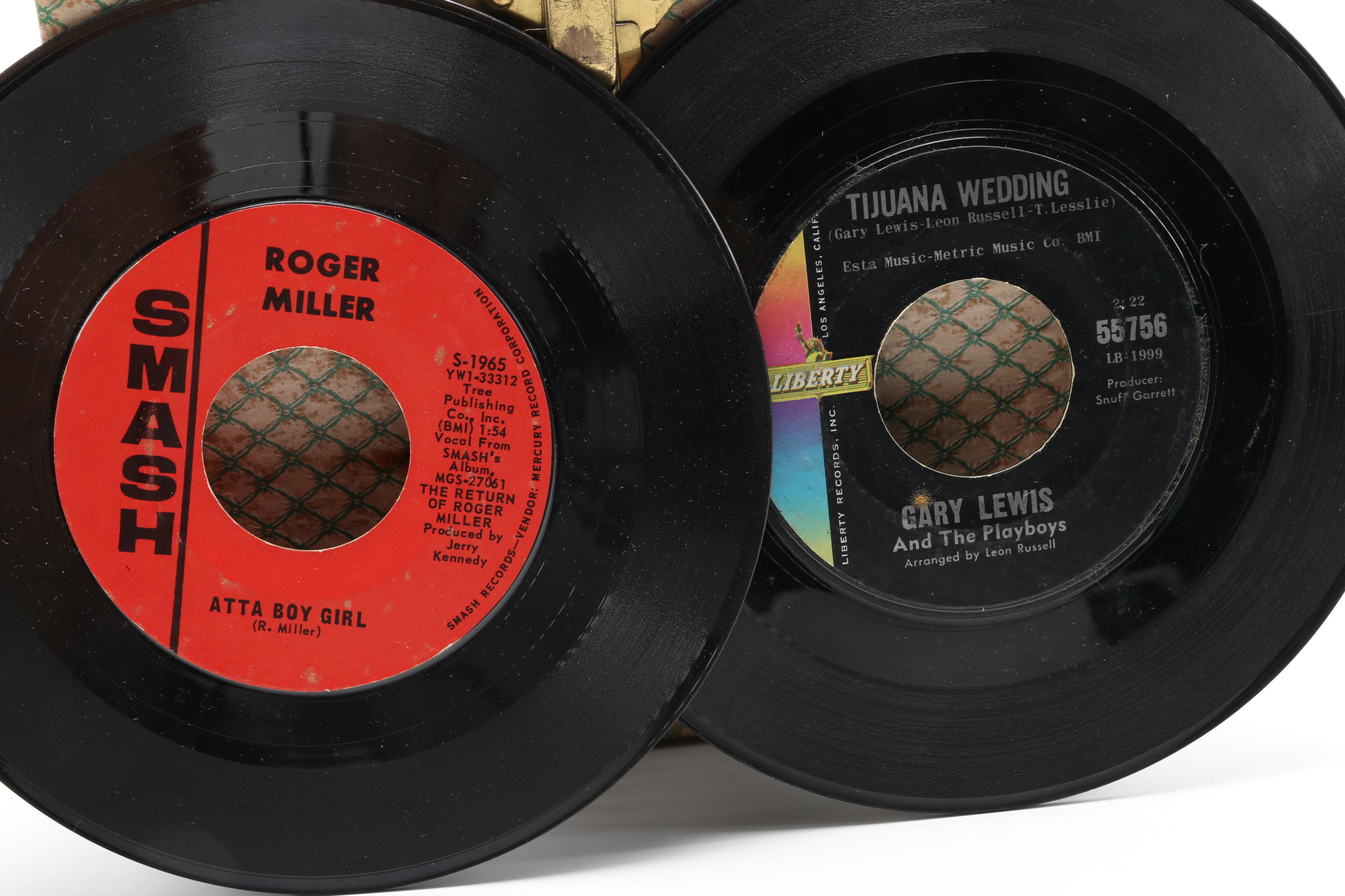 Bob Dylan, Byrds, Other Rock/Pop 45 rpm Singles and Vintage Case